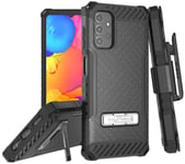 Tri-Shield Rugged Case Stand Belt Clip Holster for Galaxy A04s, A04, M13, A32 5G