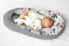 Nid Bébé Multifonctionnel Cocoon Baby Baby Baby Cocoon Bumper Lit de Voyage 100% Coton Anti-Allergique