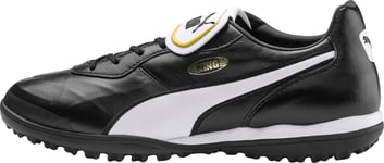 Puma King Top TT Astro Turf Mens Football Boots Black Shoes Sneakers