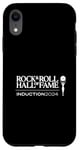 Coque pour iPhone XR ROCK HALL 2024 - ÉTUI DE TÉLÉPHONE CLASSE À INDUCTION