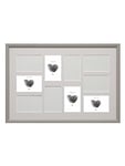 Deknudt Frames S54ST3 Cadre pour 10 Photos S54SF3 Pêle Mêle Bois Peint Beige 40 x 60 cm