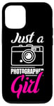 Coque pour iPhone 12/12 Pro Camera Girl Picture Artist Girl Female Photographer