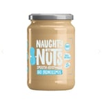 NAUGHTY NUTS Bio Peanut Butter Smooth | Vegan peanut butter | 100% Natural | Without palm oil & sugar | Ideal as a topping for muesli 500g