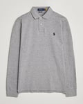 Polo Ralph Lauren Custom Slim Fit Long Sleeve Polo Canterbury Heather