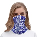 DKE&YMQ Bandana multifonction pour homme, femme, enfant, motif bleu, bleu sarcelle