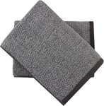 Everplush Set, microfiber Cotton, Grey, (Pack of 2) Bath Towels (30 x 56 in)