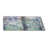 JUMOQI Van Gogh Pad Mouse Computador Gamer Mouse Pad Pad Mouse Fashion Mousepad Ergonomic Gadget Office Desk Mats,400X900X4MM