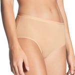 Calida Truser Natural Comfort Brief Highwaist Beige bomull X-Small Dame