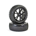 FTX6300B FTX Vantage Front Buggy Tyre Mounted on Wheel (Pair) Black