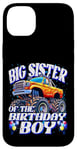 iPhone 14 Plus Big Sister of the Birthday Boy Monster Truck Birthday Party Case