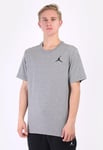 Nike Jordan Jumpman Embroidered Mens T Shirt in Grey Jersey - Size Large