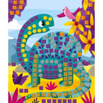 Creative Kit - Janod - Dinosaur Mosaics - Gul - Barn - 4 år och uppåt