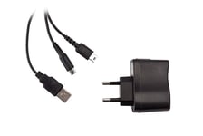 Chargeur Secteur Dsi Xl-Dsi-Ds Lite-3ds Xl-3ds-New 3ds-New 3ds Xl- Noir