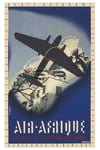 AIRLINES AIR AFRIQUE Réf1013 - POSTER HQ 40x60cm d'une AFFICHE VINTAGE