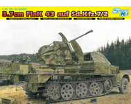 Dragon 6553 Sdkfz 7 W/3,7Cm Flak 43 GUN Scale 1/35 Hobby Plastic Kit NEW