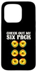 Coque pour iPhone 15 Pro Check Out My Six Pack Funny Donut Lovers Workout Gym