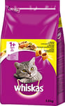 Whiskas - Croquettes +1 au Poulet pour Chat - 3,8Kg