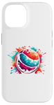 Coque pour iPhone 14 Splash Art Dodge Ball Dodgeball Player