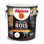 Peinture Bois 2.5 litres azur Alpina