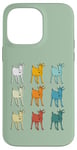 Coque pour iPhone 14 Pro Max Goat Lover Farm Animals Retro Glitch Goats