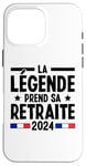 Coque pour iPhone 16 Pro Max La Légende Prend Sa Retraite Pension 2024 Idée De Cadeau