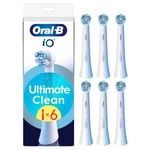 Oral B - iO Ultimate Clean Tandborsthuvuden - Vit - 6 st