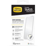 Protecteur d'écran OtterBox Trusted Glass pour Google Pixel 7a, Verre trempé, Protection Contre Les Rayures x2, Protection Contre Les Chutes pour Une Protection Contre Les éclats