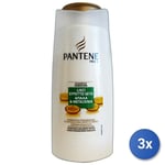 3x Pantene Shampooing 675 Ml. Lisses Soie