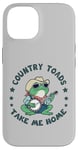 Coque pour iPhone 14 Cool Cowboy Toad jouant de la musique, Country "Toads", Take Me Home