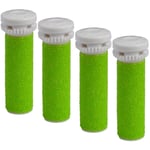 4 x Compatible Scholl Express Pedi Refill EXTRA COARSE Replacement Rollers 