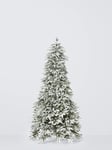 John Lewis Downswept Snowy Unlit Christmas Tree, 7ft