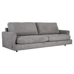 Bellus Mistral 4-sits soffa tyg gråbeige B253 cm