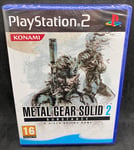 Metal Gear Solid 2 Substance PS2 Nouveau Spa Pal Precintado Scellé