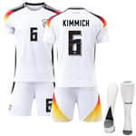 UEFA Euro 2024 Tyskland hemmaplan Barnfotbollströja Nr.6 KIMMICH No.6 KIMMICH S