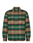 Lyle & Scott Check Flannel Overshirt Beige