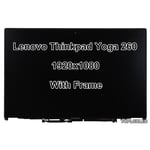 12.5" Lenovo Thinkpad Yoga 260 FHD LCD LED Touch Screen Digitizer Assembly Frame