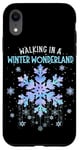 iPhone XR Walking In A Winter Wonderland Tie Dye Snowflake Christmas Case