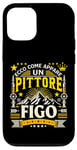 Coque pour iPhone 12/12 Pro Uomo Originale Pittore Figo - Idee Regalo Per Pittore