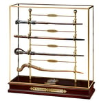 The Noble Collection Harry Potter Triwizard Champions Wand Set - 17in (44cm) with Display Case 4 Resin Collectible Wands - Officially Licensed Film Set Movie Props Gifts