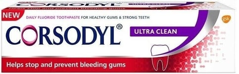 Corsodyl ULTRA CLEAN Toothpaste -Help Strengthen BLEEDING GUM