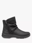 Hotter Terrain Extra Wide Fit Waxed Nubuck GTX Walking Ankle Boots, Black