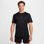 Nike Dri-FIT Rise 365 SS Tee for Løping - Svart T-skjorte til Herre