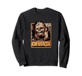 Star Wars Chewbacca Vintage Trading Card Retro Sweatshirt