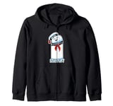 Ghostbusters Phat Stay Puft Big Chest Poster Zip Hoodie