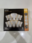 10x TCP 345lm 4.5W 50W Warm White 2700K GU10 LED Spotlight Bulbs (Pack of 10)