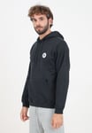 CONVERSE Sweatshirts Homme Noir à Capuche Fini D