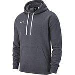 Nike M Hoodie PO Flc Tm Club19 Sweatshirt - Charcoal Heathr/Anthracite/White/X-Large