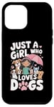 iPhone 12 Pro Max Just A Girl Who Loves Dogs Graphic Style 02 Case