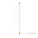 Vägglampa Linea Golden End White