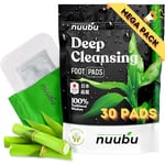 Nuubu Détox pour les Pied (30 patchs) Patch Detox Pieds, Deep Cleansing Detox Patches De Pieds, Foot Patches Detox Aux Herbes Naturelles, Elimine les Toxines du Corps, Stress et Dormir Profondément